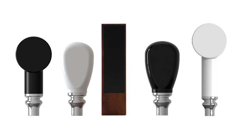 non-branded short beer tap handles